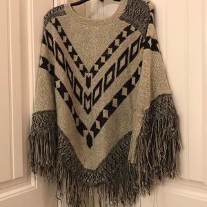 Maurices Knitted poncho